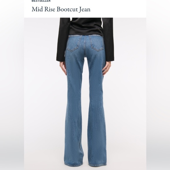 Abercrombie & Fitch Mid Rise Bootcut Jeans – Size 26 Short (Medium Wash) – NWT - Picture 3 of 8